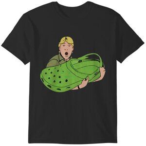 Crocodile Hunter Steve Irwin Retro Graphic Wildlife Explorer Adventure Fan 159